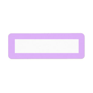 Lave claire violet couleur uni blanc bordure