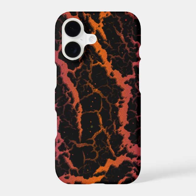 Lave de l'espace fissuré - violet/orange (Verso)
