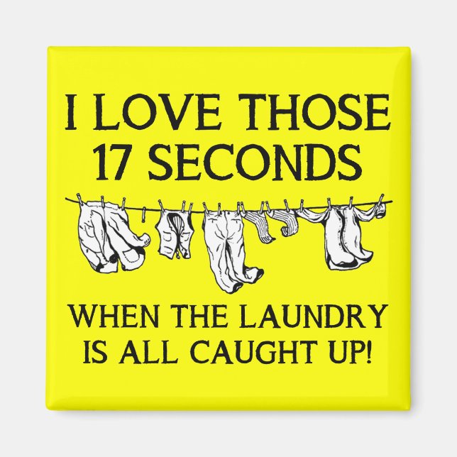Lave-linge Jour amusant Aimant frigo (Devant)