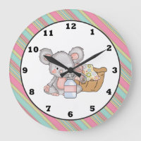 Lave-linge Salle horloge murale
