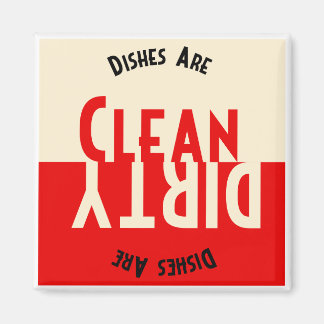 Lave-vaisselle design vintage Magnet Carré