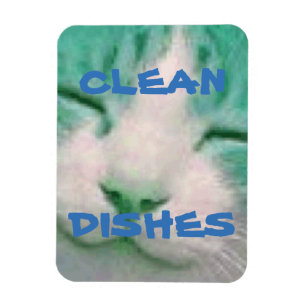 Lave-vaisselle Magnet Cat Clean