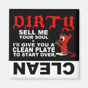 Lave-vaisselle propre aimant : VENDEZ-MOI VOTRE ÂM