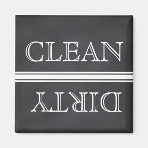 Lave-vaisselle Style Chalkboard Magnet Clean & Dir