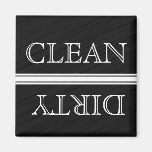 Lave-vaisselle Style Chalkboard Magnet Clean & Dir