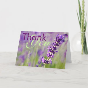 Lavendar • Carte de remerciements