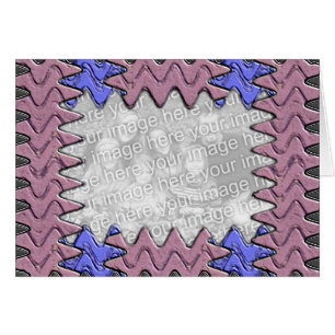 Lavendar et cadre bleu de photo