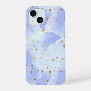 Lavendar Golden Star Motif