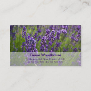 Lavendar Lavendel Business Card