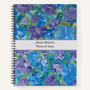 Lavendar Roses Personalized Notebook