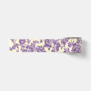 Lavendar Roses Satin Ribbon