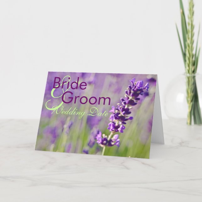 Lavendar • Save the Date Card (Front)