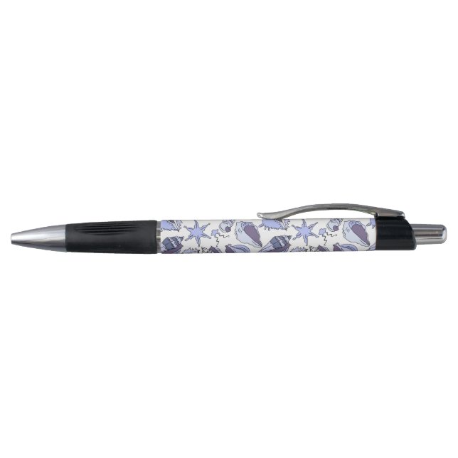Lavendar Seashells Pen (Top)