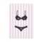 Lavendar & White Stripes Bachelorette Party Insert