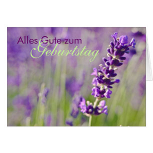 Lavendel • Geburtstagskarte