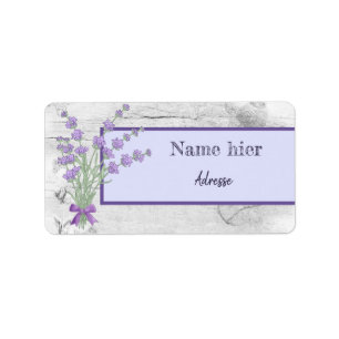 Lavendelstrauss Label