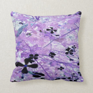 Lavender Abstract Throw Pillow