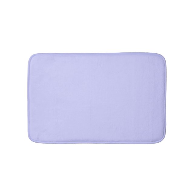 Lavender accent colour decor ready to customize bath mat (Front)