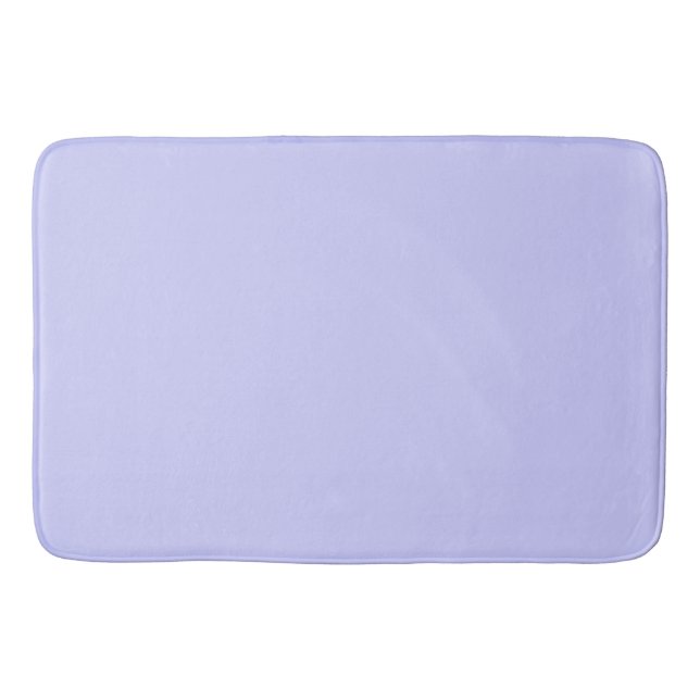 Lavender accent colour decor ready to customize bath mat (Front)