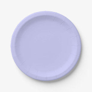 Lavender accent colour decor ready to customize paper plate