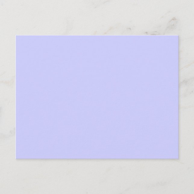 Lavender accent colour ready to customize postcard (Front)
