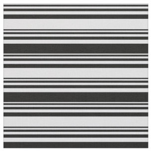 Lavender and Black Coloured Stripes Pattern Fabric