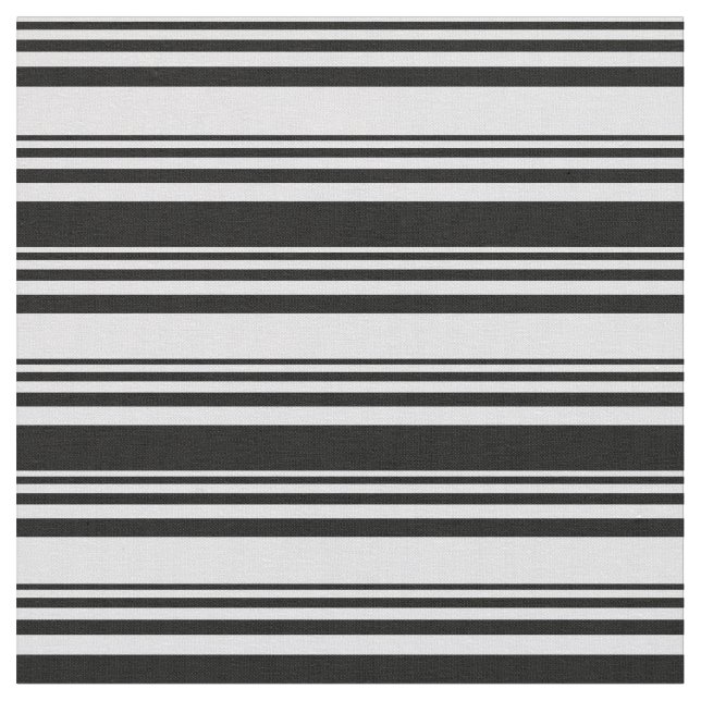 Lavender and Black Coloured Stripes Pattern Fabric (Close Up)