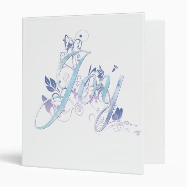 Lavender and Blue Joy Binder (Front/Inside)