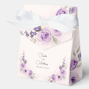 Lavender and Blush Wedding Favour Boxes
