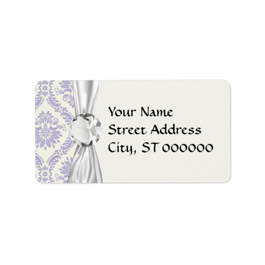 lavender and cream lovely damask