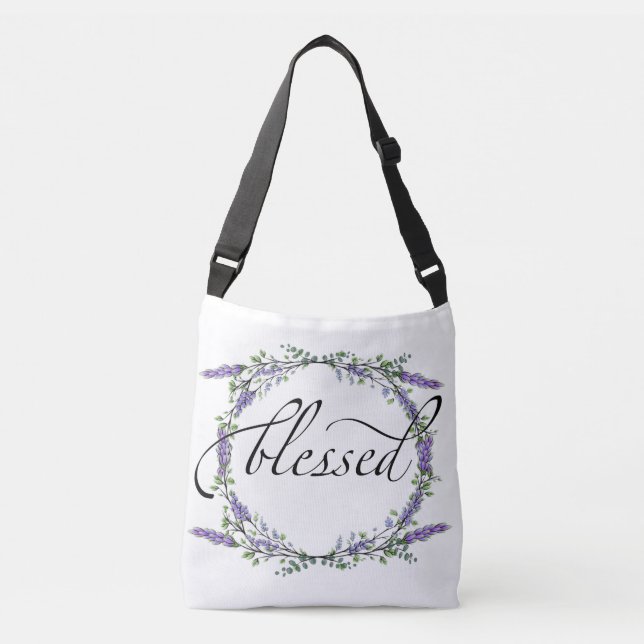 Lavender and Eucalyptus Blessed Crossbody Bag (Front)