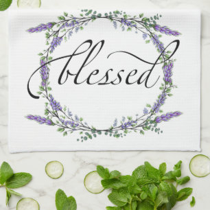Lavender and Eucalyptus Blessed Kitchen Towel