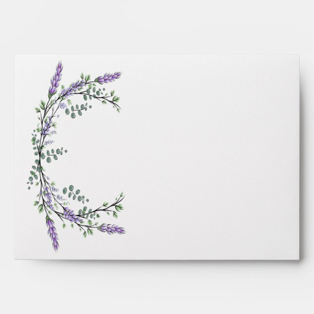 Lavender and Eucalyptus Envelopes (Front)