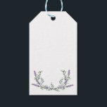 Lavender and Eucalyptus Gift Tags<br><div class="desc">An elegant and vintage design featuring eucalyptus and lavender painted in romantic watercolor.</div>