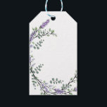Lavender and Eucalyptus Gift Tags<br><div class="desc">An elegant and vintage design featuring eucalyptus and lavender painted in romantic watercolor.</div>