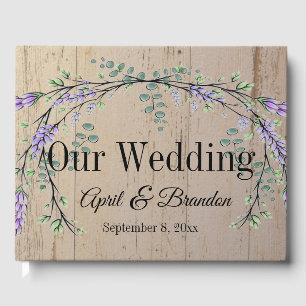 Lavender and Eucalyptus Guest Book