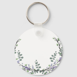 Lavender and Eucalyptus Keychain