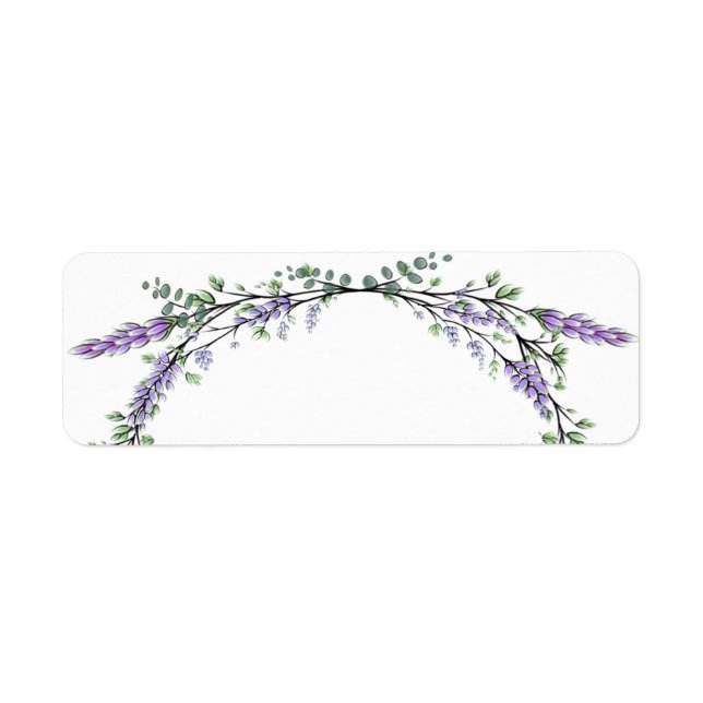 Lavender and Eucalyptus Label (Front)