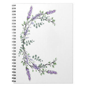 Lavender and Eucalyptus Notebook