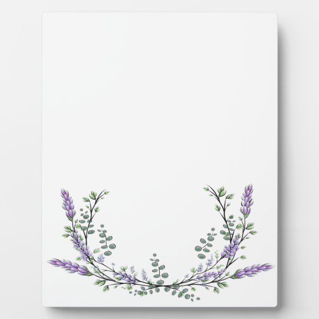 Lavender and Eucalyptus Plaque (Front)