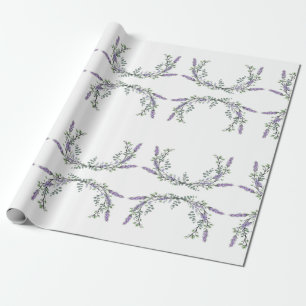 Lavender and Eucalyptus Wrapping Paper