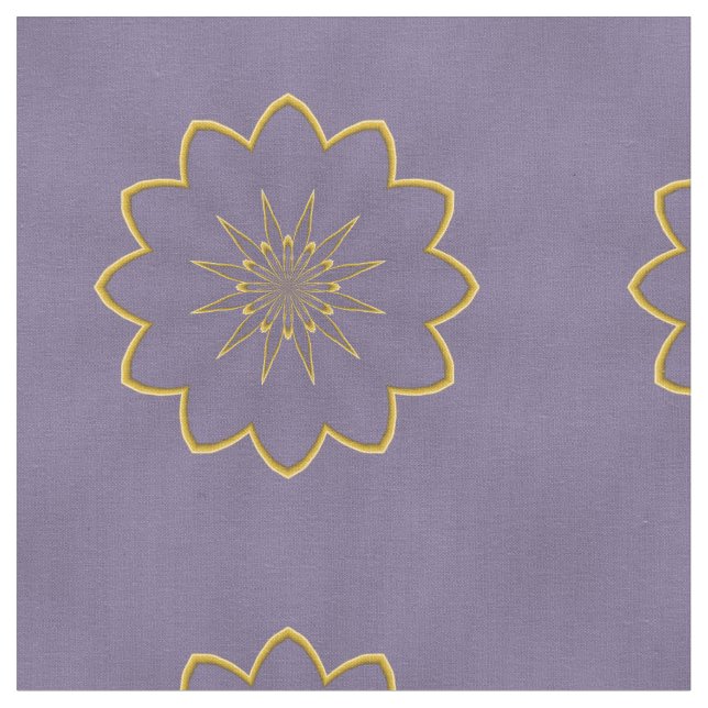 Lavender and Gold Fabric (Close Up)