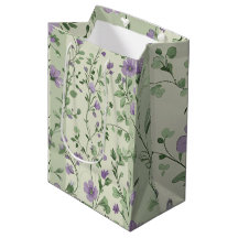 Lavender and Green Botanical Design