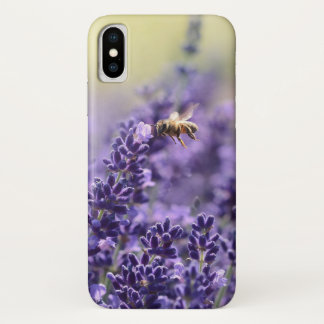 Lavender and Honey Bee iPhone X Case