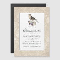 Lavender and Ivory Vintage Quinceañera