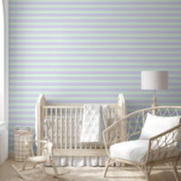 Lavender and Mint Green Horizontal Striped Pattern