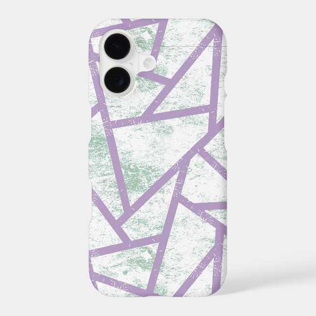 Lavender and pale green mosaic pattern (Back)