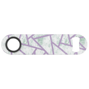 Lavender and pale green mosaic pattern bar key