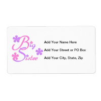 Lavender and Pink Big Sister Gifts