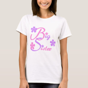 Lavender and Pink Big Sister Tshirts and Gifts